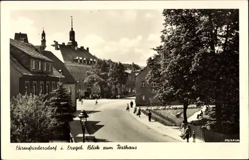 Ak Ehrenfriedersdorf Erzgebirge, Rathaus