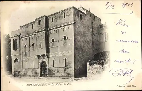 Ak Mostaganem Tijdit Algerien, La Maison du Caid