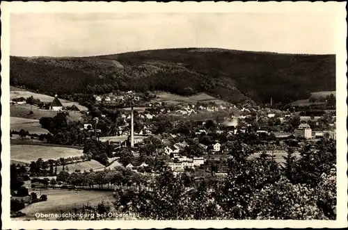 Ak Oberneuschönberg Olbernhau im Erzgebirge, Panorama