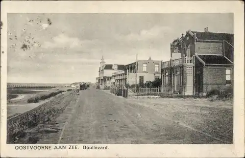 Ak Oostvoorne aan Zee Südholland, Boullevard