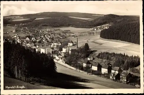 Ak Herold Thum im Erzgebirge Sachsen, Gesamtansicht