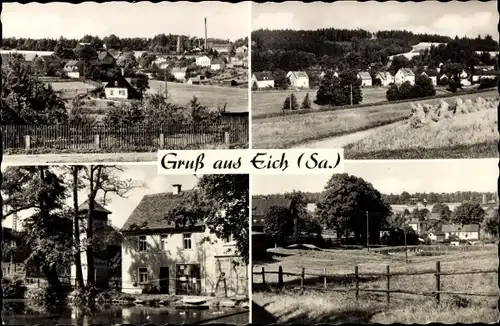 Ak Eich Treuen im Vogtland, Ortsansichten