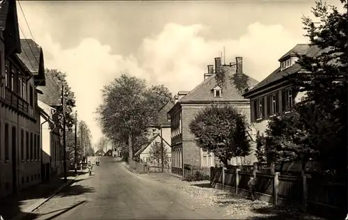 Ak Grünbach im Vogtland, Falkensteiner Straße