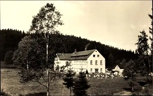 Ak Grünbach im Vogtland, FDGB Ferienheim Druckersmühle