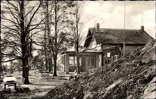 Ak Hainewalde Oberlausitz, Gasthaus Breitebergbaude