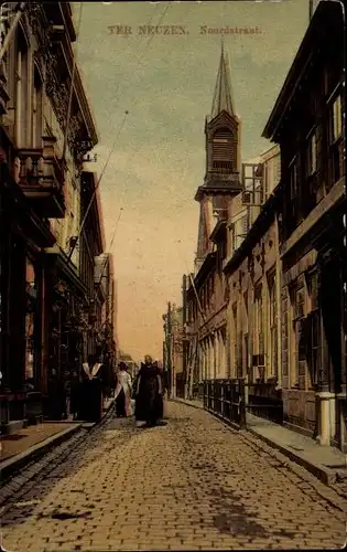 Ak Ter Neuzen Terneuzen Zeeland, Noordstraat