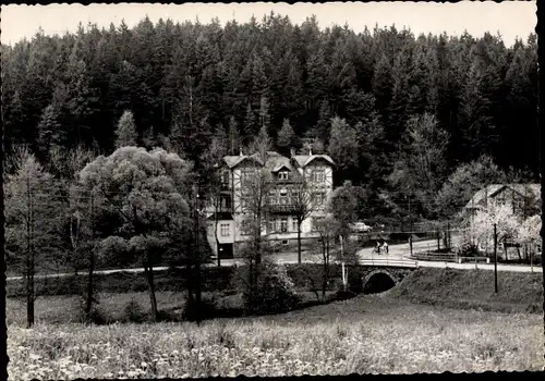 Ak Schwarzenberg im Erzgebirge Sachsen, HO Gaststätte St. Katharina