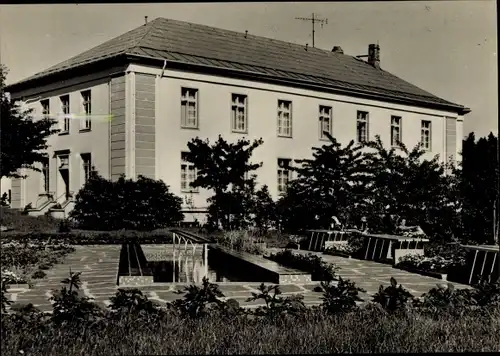 Ak Antonshöhe Antonsthal Breitenbrunn Erzgebirge, Sanatorium für natürl. Heilweise, Wassertretbecken