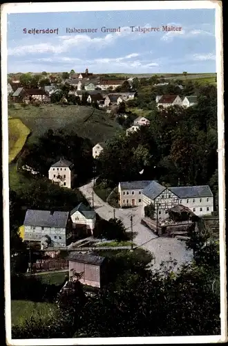 Ak Seifersdorf Hartha Mittelsachsen, Rabenauer Grund, Talsperre Malter