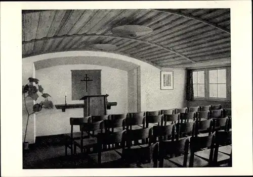 Ak Bischofswerda in Sachsen, Ev.-Luth. Kirchgemeindehaus, erbaut 1952-1955