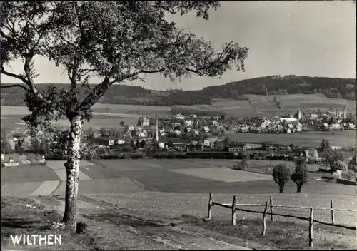 Ak Wilthen in der Oberlausitz, Panorama vom Ort