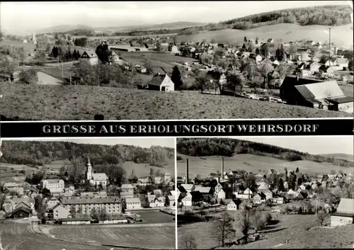 Ak Wehrsdorf Sohland an der Spree in Sachsen, Panorama vom Ort