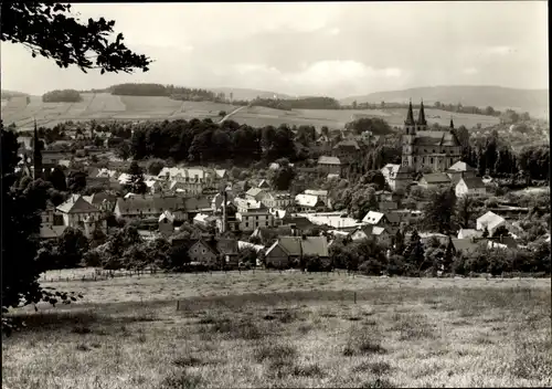 Ak Schirgiswalde in der Lausitz, Panorama vom Ort