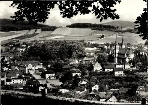 Ak Schirgiswalde in der Lausitz, Panorama vom Ort