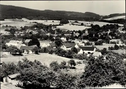 Ak Großpostwitz in Sachsen, Panorama vom Ort