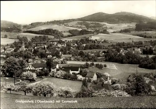 Ak Großpostwitz in Sachsen, Panorama, Czorneboh