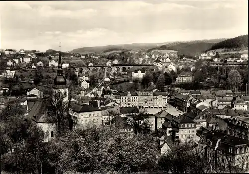 Ak Sebnitz Sächsische Schweiz, Panorama vom Ort