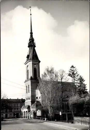 Ak Großpostwitz in Sachsen, Kirche