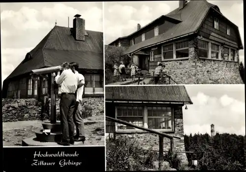 Ak Oybin in Sachsen, Hochwaldbaude, Zittauer Gebirge