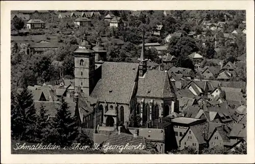 Ak Schmalkalden im Thüringer Wald, St. Georgkirche