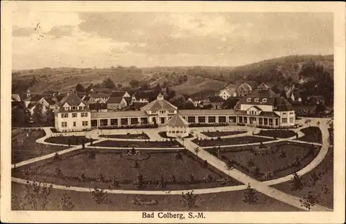 Ak Bad Colberg Heldburg in Thüringen, Sprudelhalle mit Bäderanlage