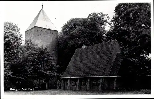 Ak Borger Drenthe Niederlande, N. H. Kerk