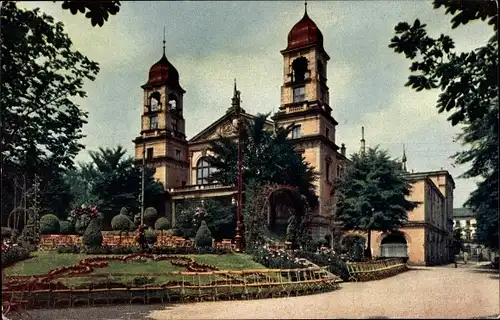 Ak Pforzheim im Schwarzwald, Saalbau im Stadtgarten