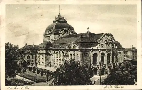 Ak Freiburg im Breisgau, Stadt-Theater
