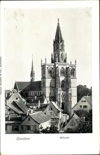 Ak Konstanz am Bodensee, Münster
