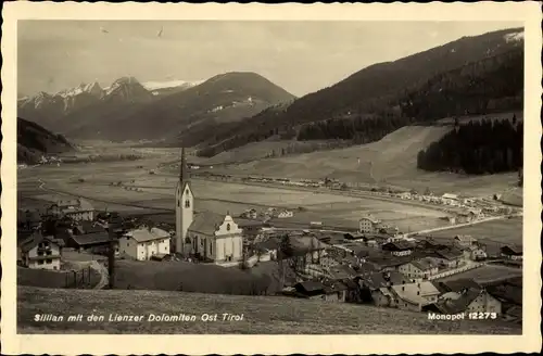 Ak Sillian in Tirol, Panorama mit den Lienzer Dolomiten