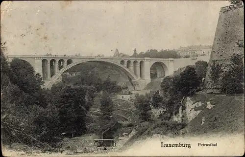 Ak Luxemburg Luxembourg, Petrusthal