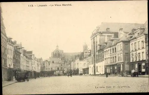 Ak Louvain Leuven Flämisch Brabant, Le Vieux Marche