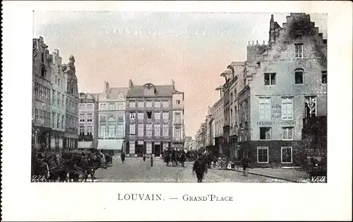 Ak Louvain Leuven Flämisch Brabant, Grand Place