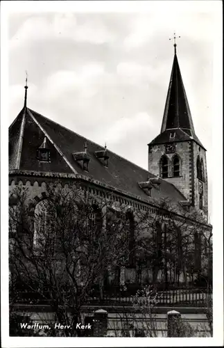 Ak Warffum Groningen Niederlande, Herv. Kerk