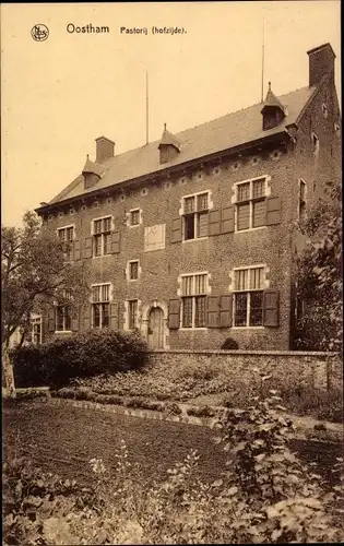 Ak Oostham Ham Flandern Limburg, De Pastorij