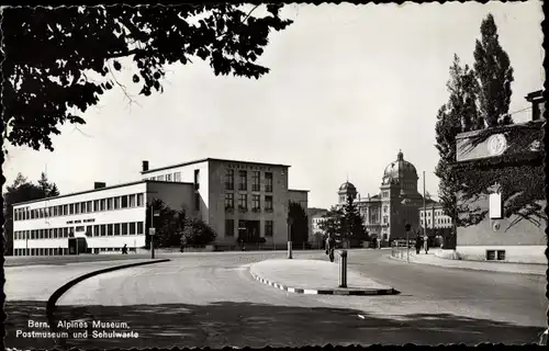 Ak Bern Stadt Schweiz, Alpines Museum, Postmuseum, Schulwarte