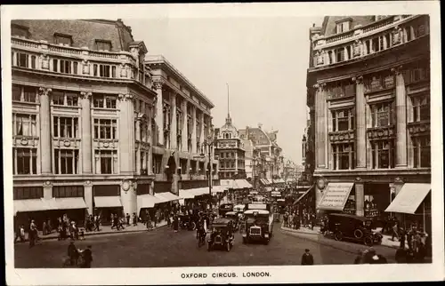 Ak City of Westminster London England, Oxford Circus