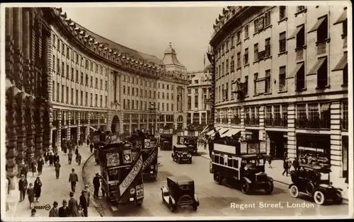 Ak London City England, Regent Street