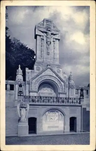 Ak Lisieux Calvados, La Basilique, Le Chemin de Croix exterieur