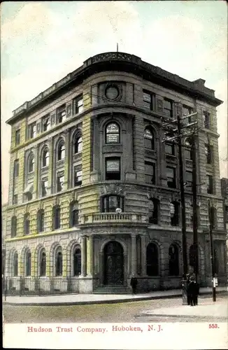 Ak Hoboken New Jersey USA, Hudson Trust Company