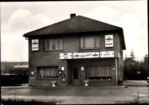 Ak Nordseebad Sankt Peter Ording, Bräustübl von Hildegard Wieben, Pestalozzistraße 16, Außenansicht