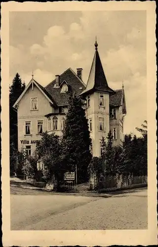 Ak Hahnenklee Bockswiese Goslar im Harz, Villa Augusta