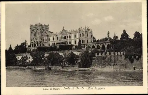 Ak Isola del Garda Isola di Garda Lombardia, Lago di Garda, Villa Borghese