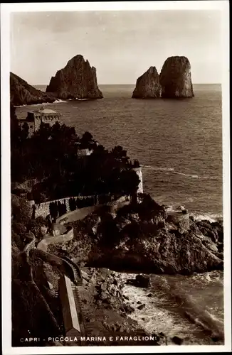 Ak Capri Neapel Campania, Piccola Marina e Faraglioni