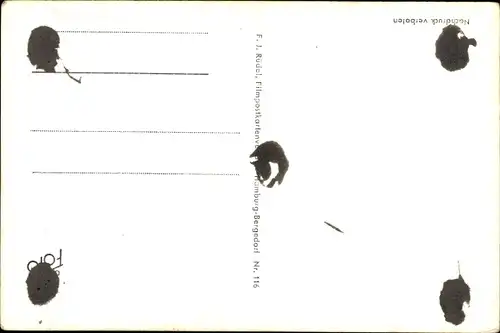 Ak Schauspielerin Vera Molnar, Portrait mit Pudel, Autogramm