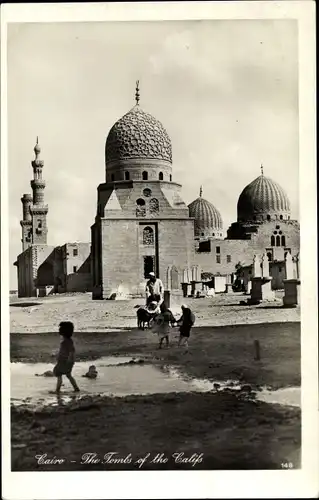 Ak Cairo Kairo Ägypten, The Tombs of the Califs