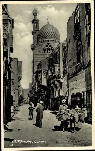 Ak Cairo Kairo Ägypten, Native Quarter