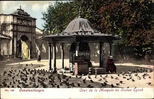 Ak Konstantinopel Istanbul Türkei, Mosquee du Sultan Eyoub