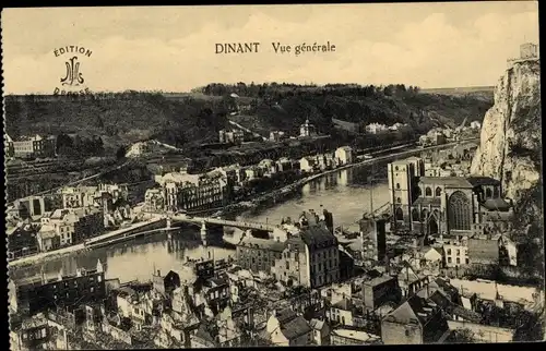 Ak Dinant Wallonien Namur, Vue generale