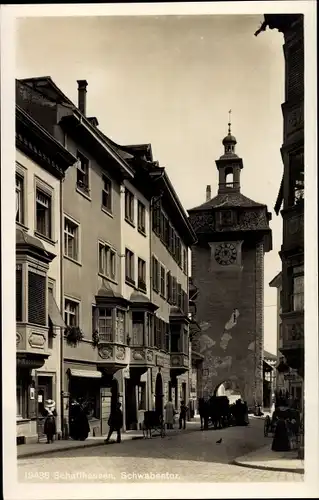 Ak Schaffhausen am Rhein Schweiz, Schwabentor